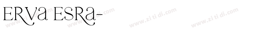 Erva Esra字体转换